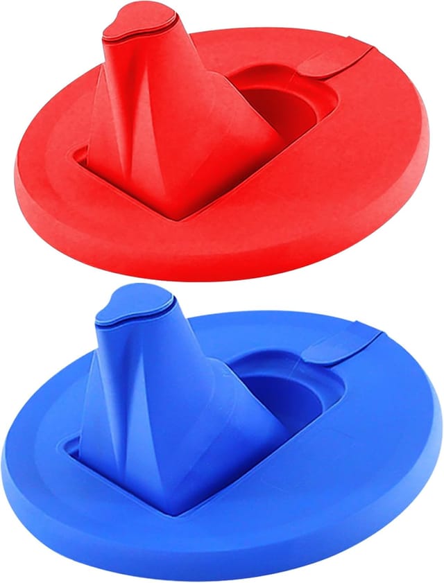 Couvercle Pour Pot De Peinture, Bec Verseur Avec Trou D'Aération, Lot De 2, 17 Cm. Outil Anti-poussière Et Anti-fuite Pour Verser La Peinture.