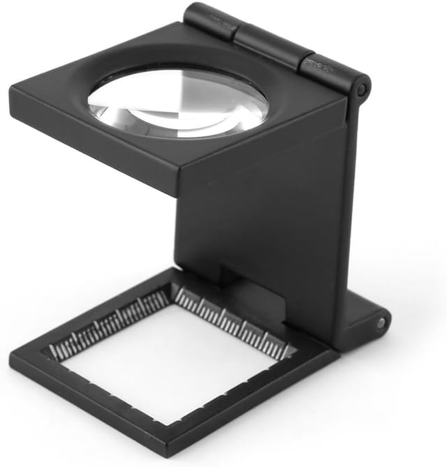 Loupe En Alliage De Zinc Avec Échelle, Outil Optique Pour Textile, Bijouterie Et Travaux De Précision