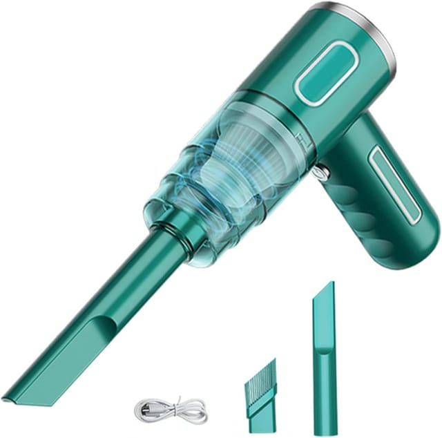 Aspirateur Portable Sans Fil À Aspiration Puissante De 29 000 Pa Pour Voiture Et Maison, Utilisable Sur Surfaces Sèches Et Humides. Mini Aspirateur Sans Fil.