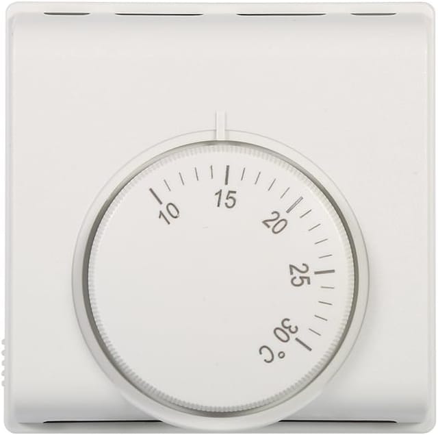 Interrupteur Thermostatique Deux Cent Vingt Volts Pour Climatiseur Central Avec Deux Vis Pour Convecteur Et Ventilateur Accessoire Électrique