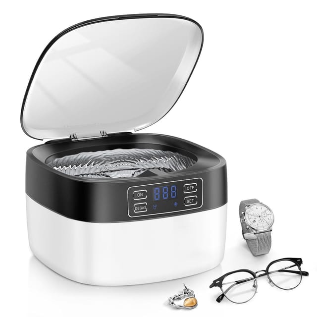 Nettoyeur Ultrasonique 750 Ml Avec Minuterie Numérique Pour Bijoux, Lunettes, Montres, Colliers, Rasoirs Et Prothèses Dentaires.