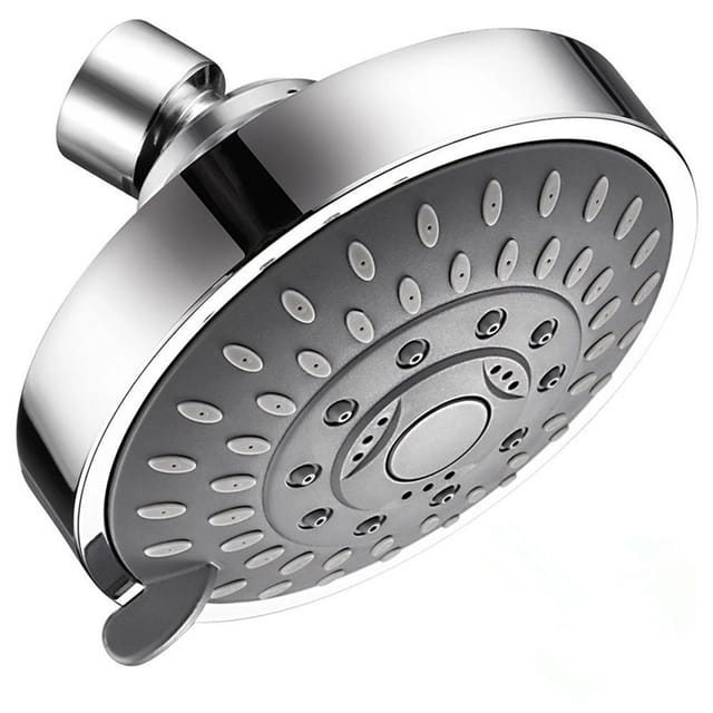Douchette Fixe Haute Pression Avec Cinq Jets Articulation En Laiton Réglable Pour Salle De Bain Et Douche Quotidienne