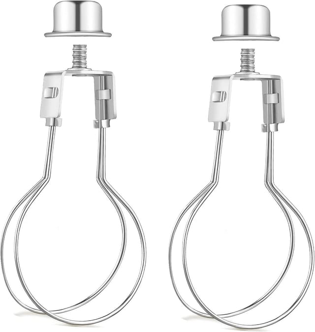Adaptateur De Fixation Pour Abat-jour, Lot De 2. Adaptateur À Clipser Pour Maintenir L'Abat-jour En Place.