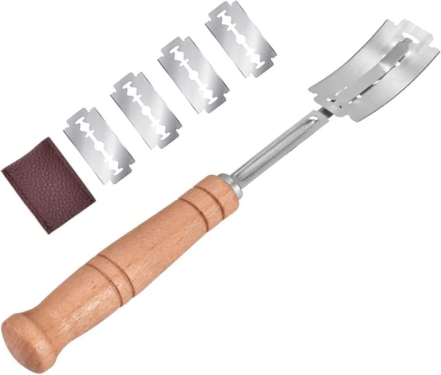 Couteau À Pain Long En Acier Inoxydable, Lame Pour Baguettes Et Viennoiseries, Outil De Boulangerie Professionnel