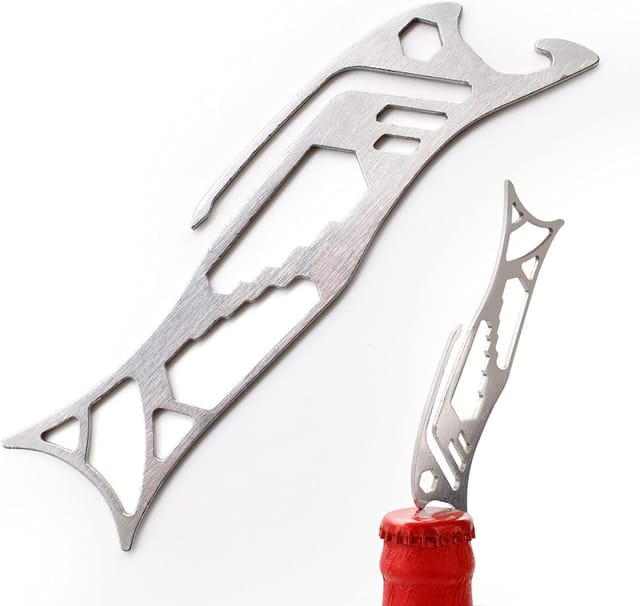 Ouvre Bouteille Requin En Acier Inoxydable Professionnel Multifonction Pour Bar Et Activités Extérieures