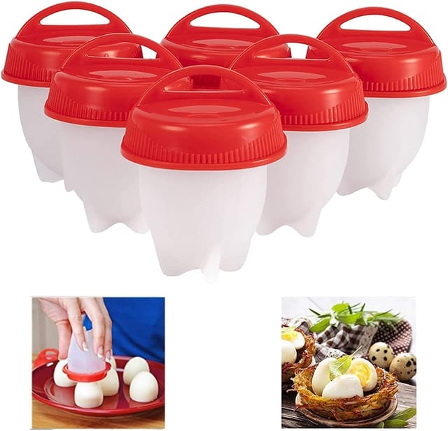 Moule En Silicone Pour Cuisson Doeuf Sans Coquille Antiadhésif Pour Cuiseur Vapeur Et Four Sans Bpa Facile À Démouler Et À Nettoyer