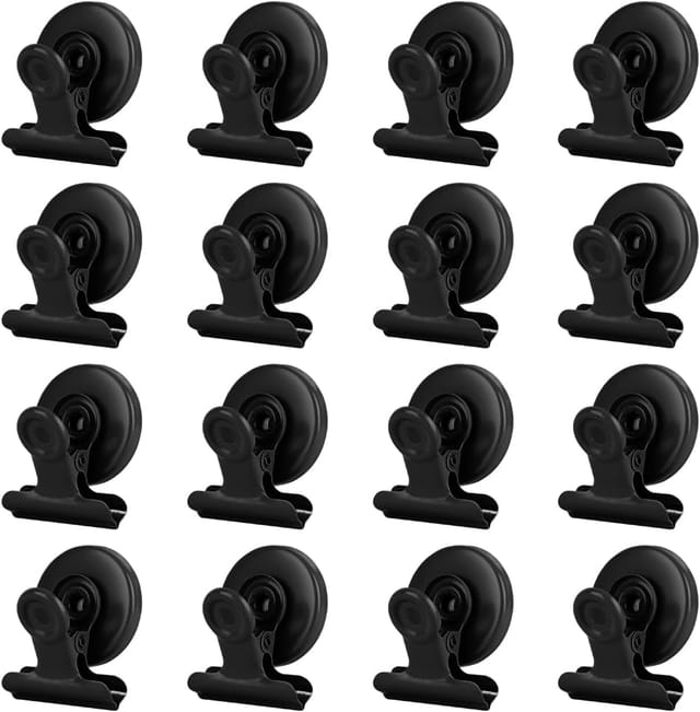 Pince Magnétique En Métal, Pince Magnétique Puissante, Aimants Pour Réfrigérateur, Avec Pinces, Anti-rayures, Pinces Magnétiques Puissantes Pour Photos Et Autocollants