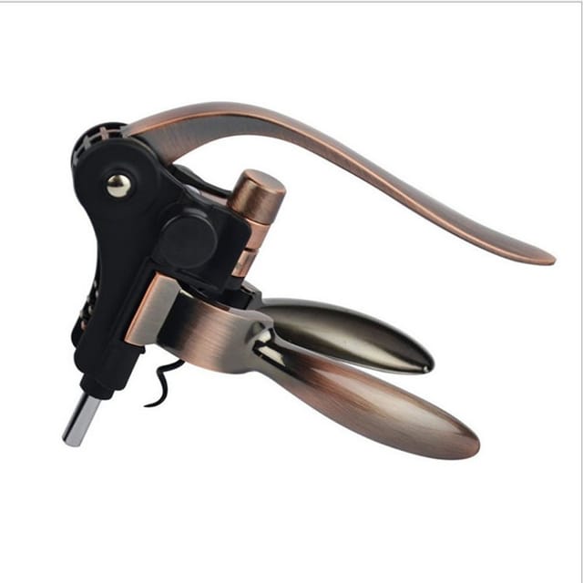 Ouvre Bouteille Professionnel À Levier Style Lapin Avec Coupe Capsule Et Bouchon Pour Vin Et Champagne