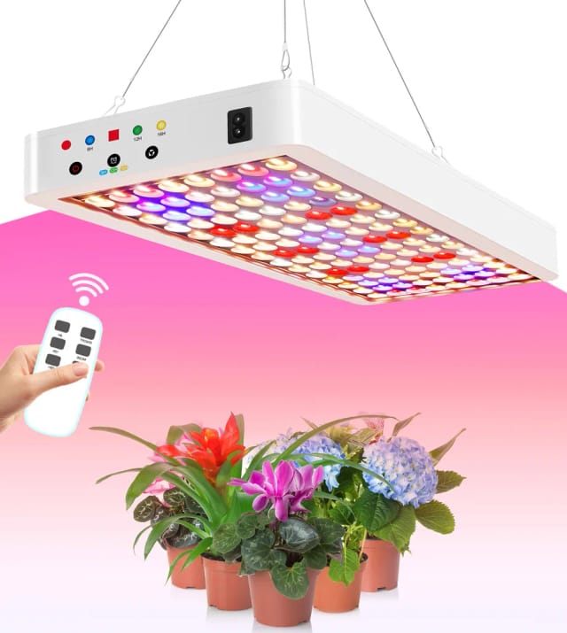 Lampe De Croissance Deux Cent Quarante Led Avec Spectre Complet Trois Modes Et Minuterie Huit Douze Seize Heures