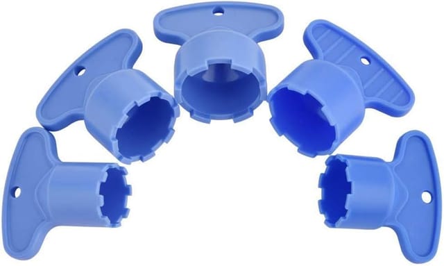 Lot De 5 Clés À Molette Pour Robinet En Abs, Jeu D’outils De Maintenance Pour Évier Et Réparations Domestiques