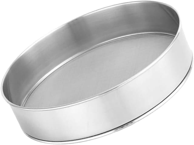 Tamis À Farine Rond En Acier Inoxydable De 30 Cm, Maille Fine Idéale Pour Pâtisserie, Gâteaux, Tartes Et Cupcakes Faits Maison