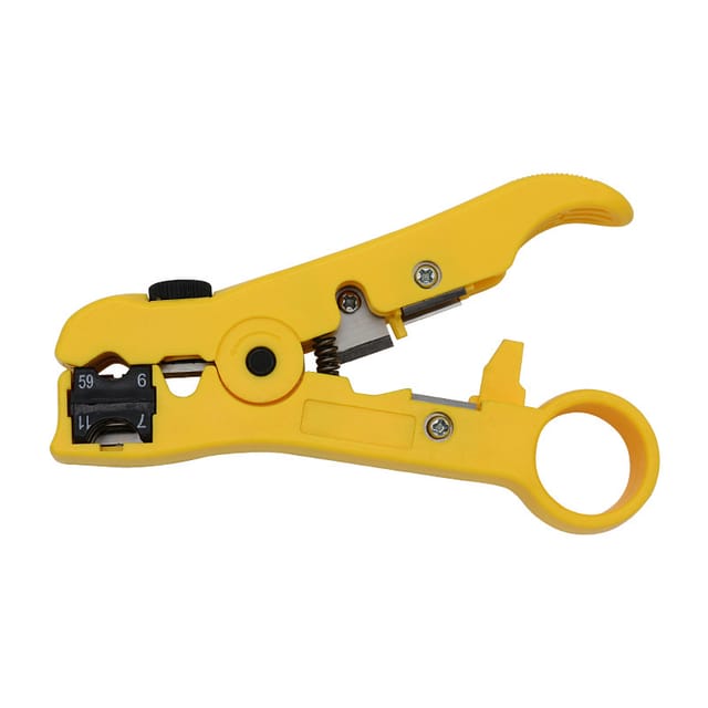 Pince À Dénuder Multifonctionnelle Pour Câbles Coaxiaux Utp/stp Rg59 Rg6 Rg7 Rg11