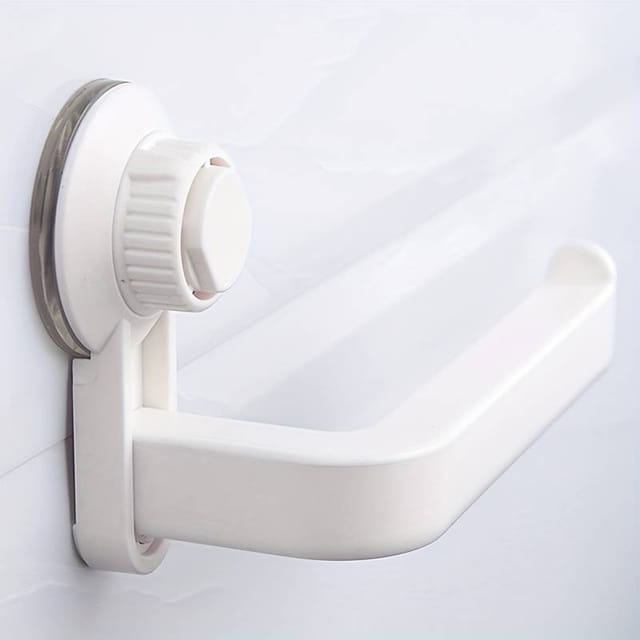 Porte-rouleau De Papier Toilette Avec Ventouse, Support Mural Pour Rouleau De Papier Essuie-tout Sans Perçage, Idéal Pour La Cuisine.