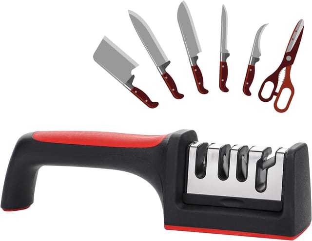 Aiguiseur Manuel Trois Niveaux Pour Couteaux De Cuisine Affûtage De Précision Pour Chefs Et Maison Outil Pratique