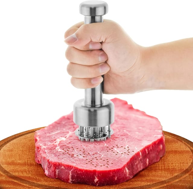 Attendrisseur À Viande Manuel En Acier Inoxydable Marteau À Steak Pour Poulet Et Poisson Outil De Cuisine Pour Préparer Les Viandes Tendres