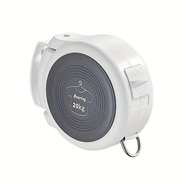 Seche Linge Rétractable Sans Perçage Pour Interieur Balcon Corde A Linge Invisible Anti Vent Pour Logements Et Studios