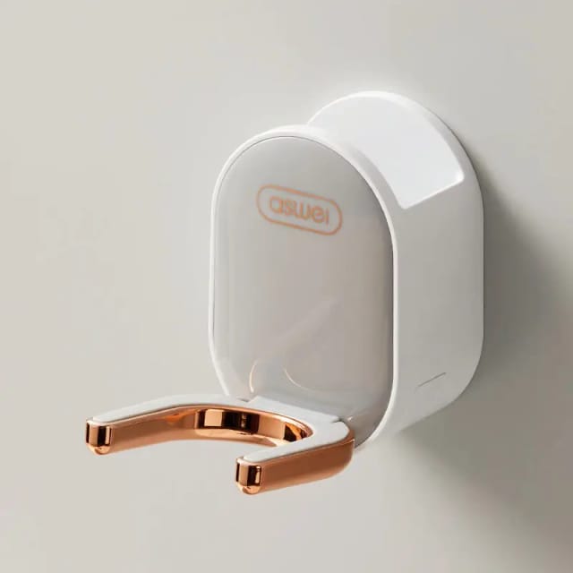Support Mural Pour Seche Cheveux Sans Per çage Rangement Pour Appareil Electrique Porte Seche Cheveux Pour Salle De Bain