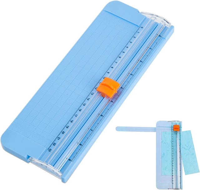 Coupe Papier Portable Avec Règle Et Protection Des Doigts Pour Découper Photos Et Projets Créatifs Outil De Scrapbooking Précis