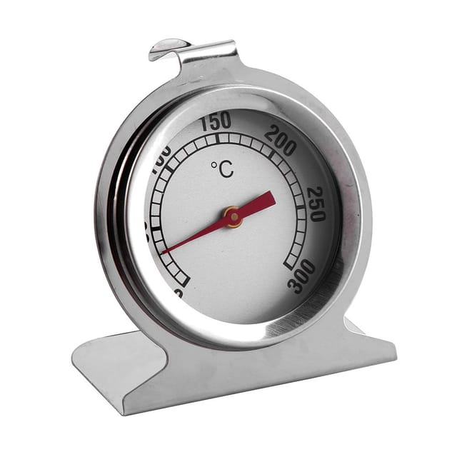 Thermomètre De Four Haute Température En Acier Inoxydable, Type À Poser Sur Le Gril, Thermomètre À Aiguille Pour Four 0-300 °c