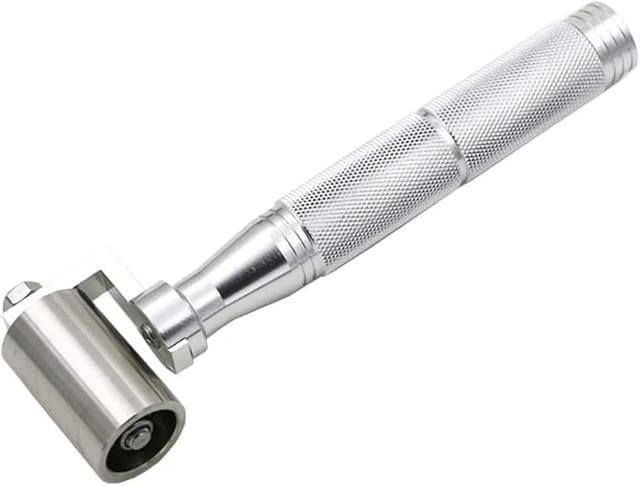 Rouleau Imprimé En Acier Inoxydable Pour Décoration, Outil De Lissage Pour Papier Peint Et Construction, Avec Roulement