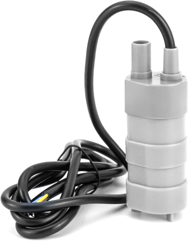 Pompe A Eau Submersible Douze Volts Huit Cent Quarante Litres Par Heure Hauteur Cinq Metres Pour Camping Car Bassin Et Aquarium