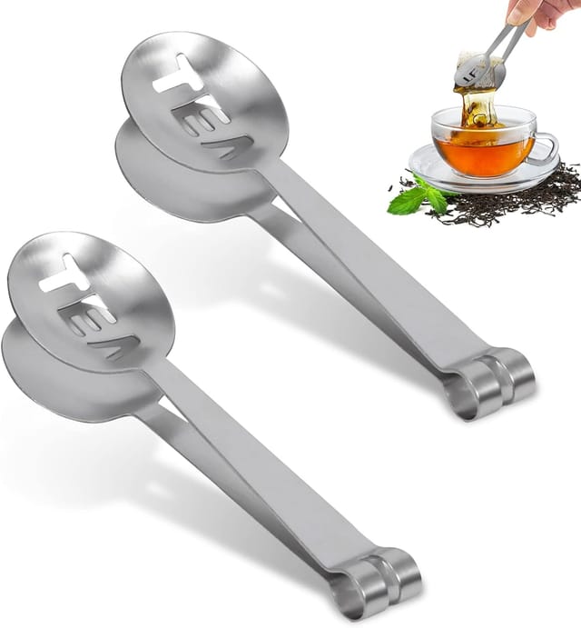 Lot De Deux Pinces À Glaçons Et Sachets De Thé Multifonctions Pour Bonbons Et Mariage Accessoire Pour Buffet Et Réception