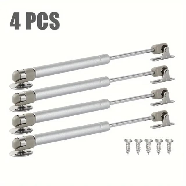 Lot De 4 Vérins À Gaz Pour Portes En Bois Et Aluminium, Kit De Levage Pour Meubles Et Armoires