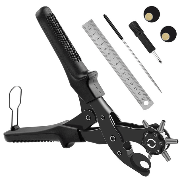 Perforatrice À Motif Pour Ceintures Et Cuir - Idéale Pour Un Usage Quotidien, Sa Conception Ergonomique Assure Un Confort Optimal...