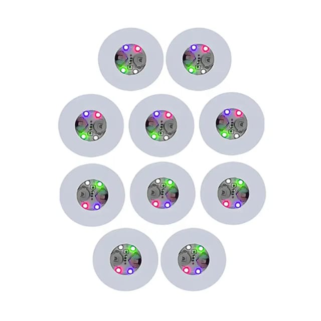 Autocollants Lumineux Pour Bouteilles Sept Couleurs Led Diametre Six Centimetres Decoration Pour Bar Karaoke Mariage Et Fêtes