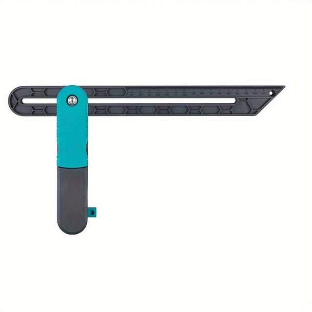 Règle À Angle De Verrouillage Réglable, Règle De Mesure De Bord De Charpentier, Échelle Multifonction Irrégulière, Inclinomètre En T