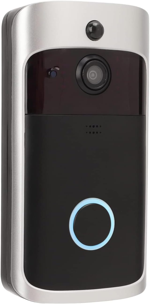Sonnette Vidéo Sans Fil Wifi 720p Avec Vision Nocturne Pour Maison Interphone Visuel De Sécurité