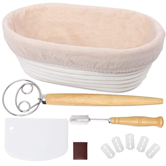 Ensemble D'Ustensiles De Pâtisserie, Couteau À Pain En Acier Inoxydable, Couteau À Découper, Bleu De Fermentation