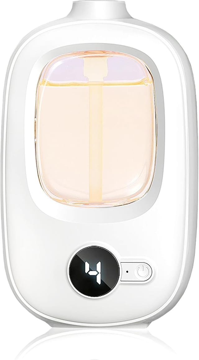 Diffuseur D'Huiles Essentielles Mural, Recharge D'Huiles Aromatiques, 4 Modes De Diffusion, Atomisation Ultrasonique, Humidificateur Parfumé