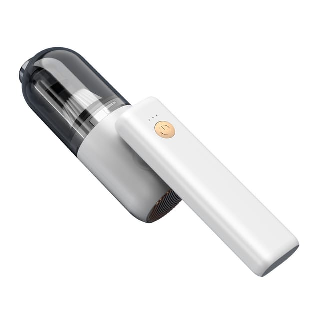 Aspirateur De Voiture Sans Fil, Aspirateur Portatif De 6000 Pa, Mini Aspirateur De Voiture Avec Lumière Led Et Chargement Usb Pour Le Nettoyage De La Maison Et De La Voiture