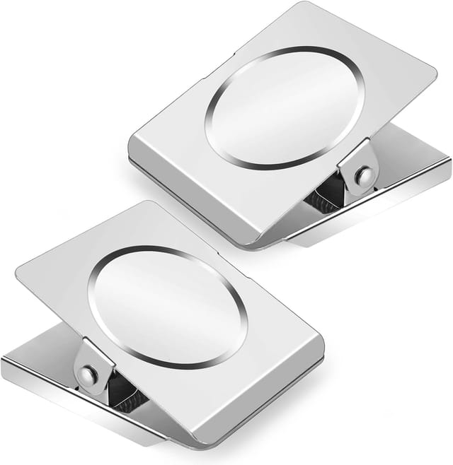 Clip Aimanté Extra Large Deux Virgule Deux Pouces Pour Tableau Blanc Et Réfrigérateur Pince Magnétique Puissante