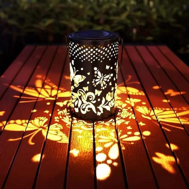 Lampe Solaire Suspendue En Métal Ip65 Pour Extérieur Décoration De Jardin Et Balcon Éclairage D Ambiance Étanche Et Durable