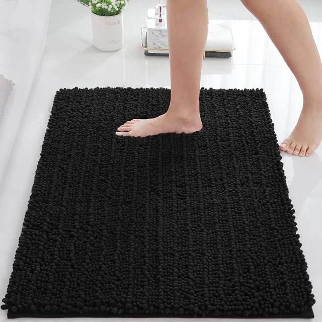 Paillasson Salle De Bain Moelleux Épais Absorbant Antidérapant Lavable En Machine Pour Bain Et Douche Confort