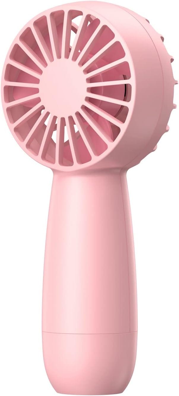 Ventilateur Portable Usb Rechargeable 3 Vitesses - Format Ultra-compact Pour Enfants, Bureau, Maison Et Voyages