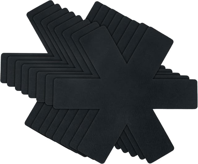Lot De Huit Protections Empilables Pour Casseroles Et Poêles Résistantes A La Chaleur Taille Réglable Anti Glisse Pour Rangement