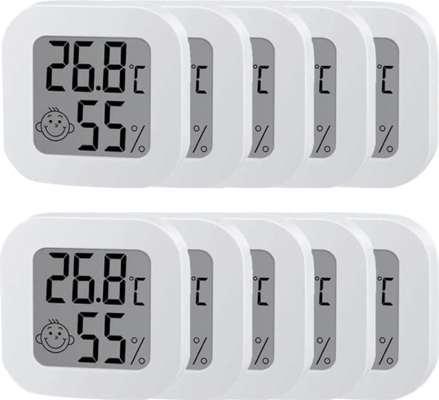 Lot De Dix Hygromètres Thermomètres Pour Mesurer La Température Moins Cinquante À Soixante Dix Degrés Et L Humidité