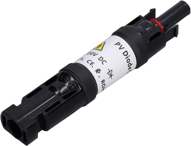 Connecteur De Fusible Photovoltaïque Ip67 Avec Protection Contre La Foudre Pour Panneaux Solaires Support De Diode Anti Retour Étanche Mâle Femelle