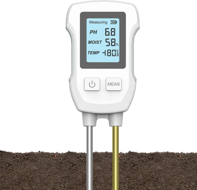 Testeur De Sol Trois En Un Pour Mesurer Ph Température Et Humidité Pour Jardin Et Plante Appareil De Jardinage