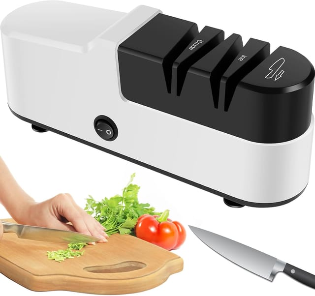 Affûteur De Couteaux Électrique, Affûteur De Couteaux Électrique, Rechargeable Par Usb, Affûteur De Couteaux Automatique, Affûteur Rapide Domestique À 2 Modes