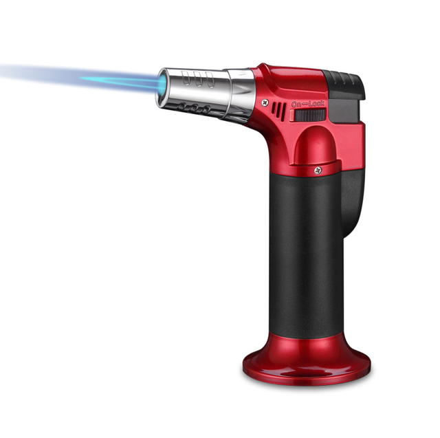 Chalumeau De Cuisine Rechargeable Avec Verrouillage De Sécurité Pour Crème Brulée Et Barbecue Outil Pour Cuisinier Et Amateur