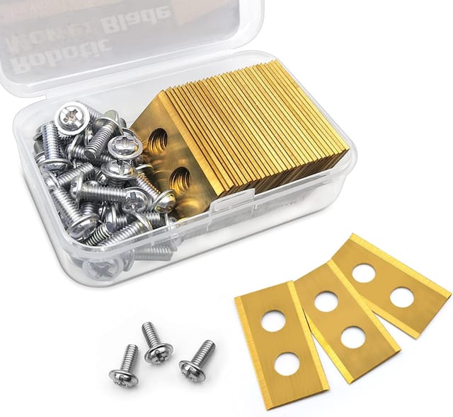 Lot De Trente Lames De Rechange En Titane Pour Tondeuse Robot Avec Vis Lame De Tondeuse Pour Robot De Jardin