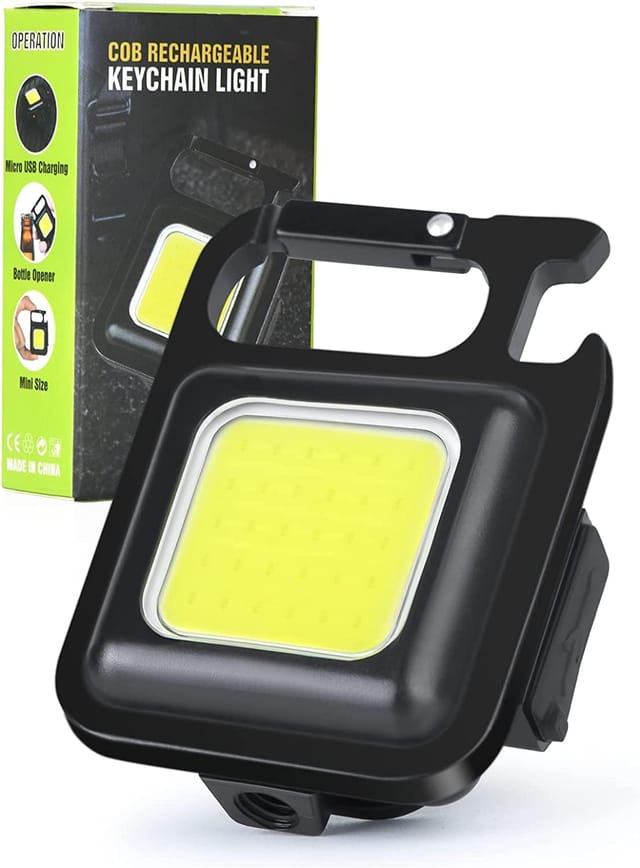 Lampe De Travail Led Portable Huit Cents Lumens Avec Aimant Quatre Modes Pour Mécanique Et Bricolage