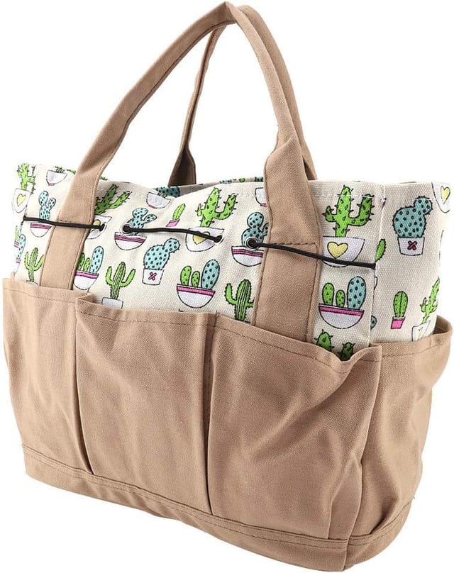 Sac De Jardinage En Toile Résistant À L Eau Léger Et Polyvalent Pour Outils Et Courses Sac De Rangement Pour Jardinier Et Bricoleur
