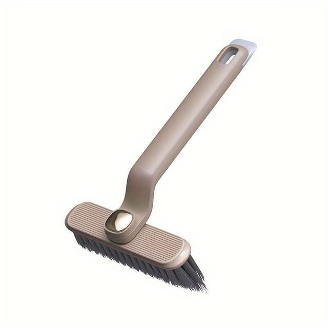 Brosse Nettoyage Interstices Avec Manche - Rotative Pour Poussière Joints Sol Et Surfaces Étroites