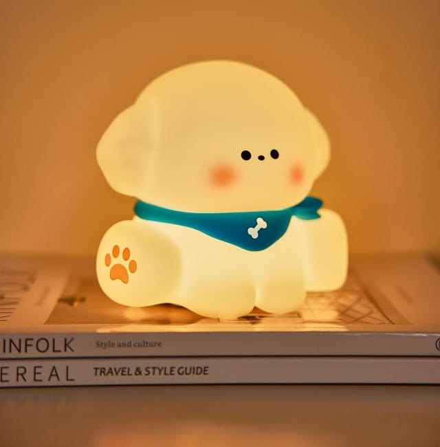 Veilleuse Pour Enfants, Lampe De Chevet En Silicone Souple, Veilleuse Portable Pour Chambre De Bébé Et Jouet Pour Tout-petit