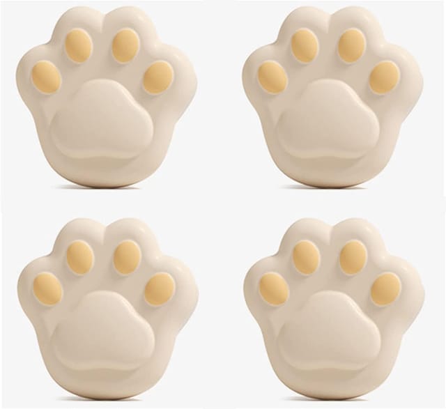 Lot De 4 Protège-coins En Forme De Patte De Chat, Anti-chocs Pour Meubles Et Tables, Sécurité Pour Bébé